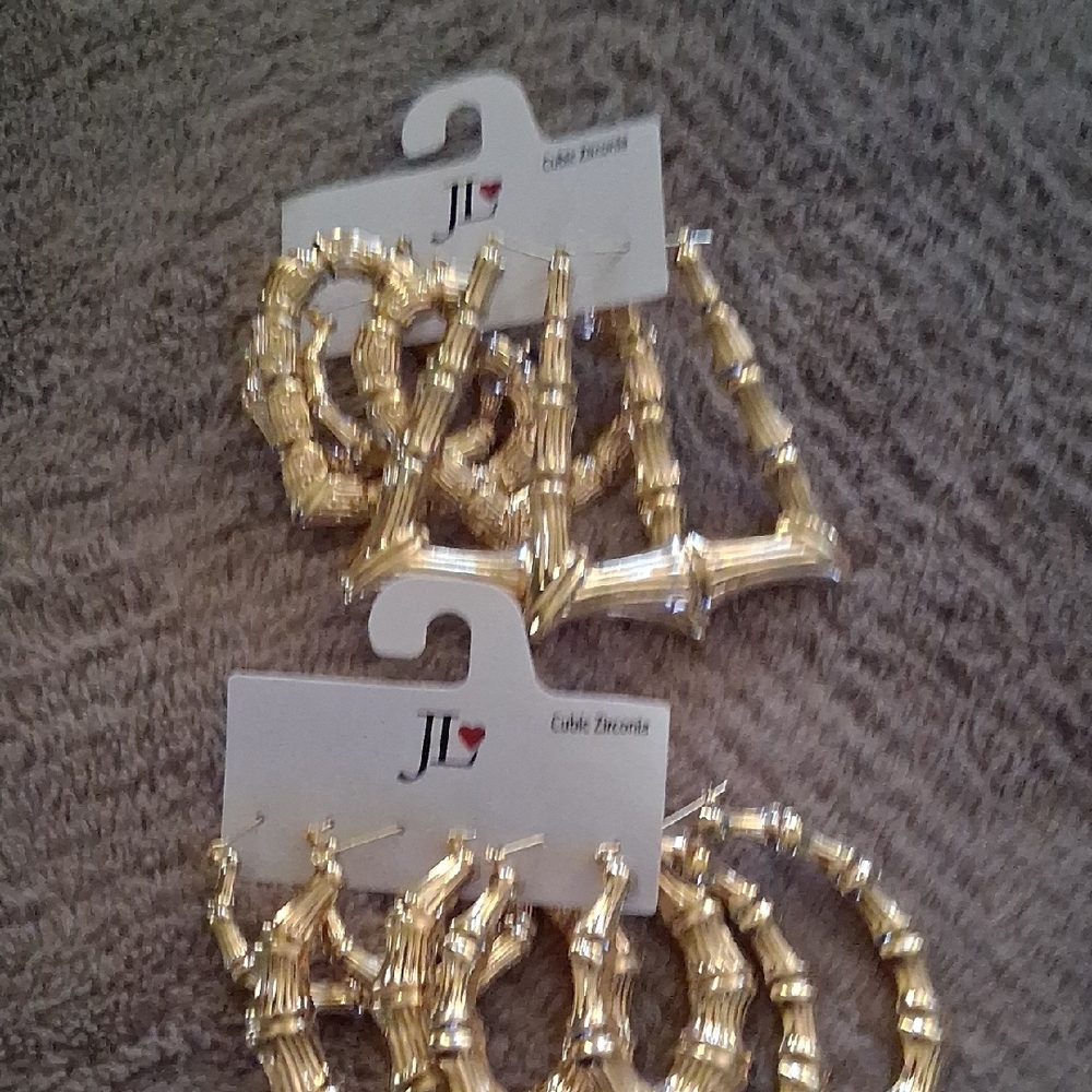 Gold Hoop Earrings by